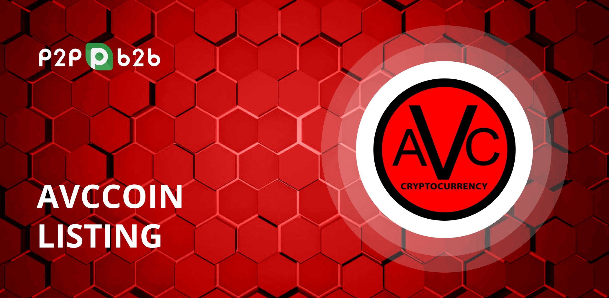 AVCCoin has been listed on P2PB2B Crypto news 2023