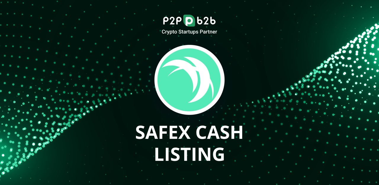 Safex Cash has been listed on P2B Crypto news 2022 cryptocurrency