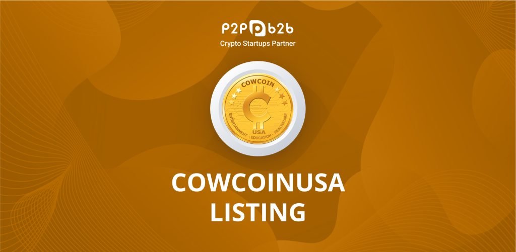 CowCoinUSA has been listed on P2PB2B