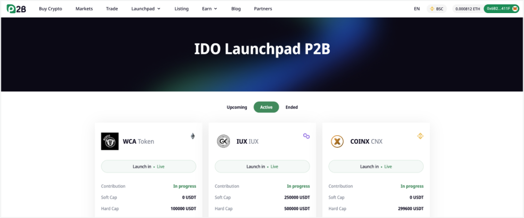 ido platform crypto